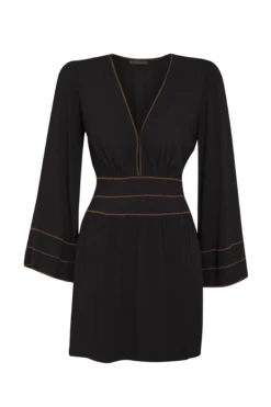 Lara Mini Dress - Black -Women Clothing Sales 62raw4 884