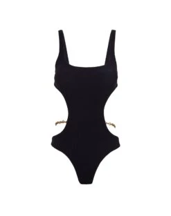 Allie One Piece - Black -Women Clothing Sales ALLIEONEPIECE FLAT