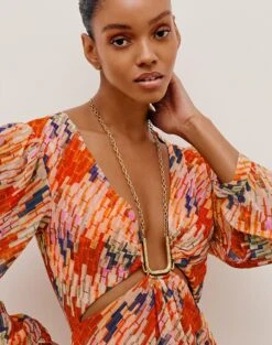 Amelie Detail Long Dress - Pixie -Women Clothing Sales AMELIEDETAILLONGDRESS DETAIL