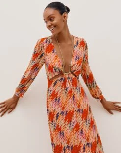 Amelie Detail Long Dress - Pixie -Women Clothing Sales AMELIEDETAILLONGDRESS DETAIL 1