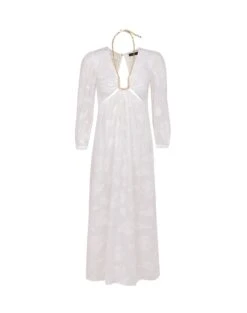 Amelie Midi Dress - Off White -Women Clothing Sales AMELIEDETAILMIDIDRESS FLAT