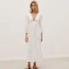 Amelie Midi Dress - Off White