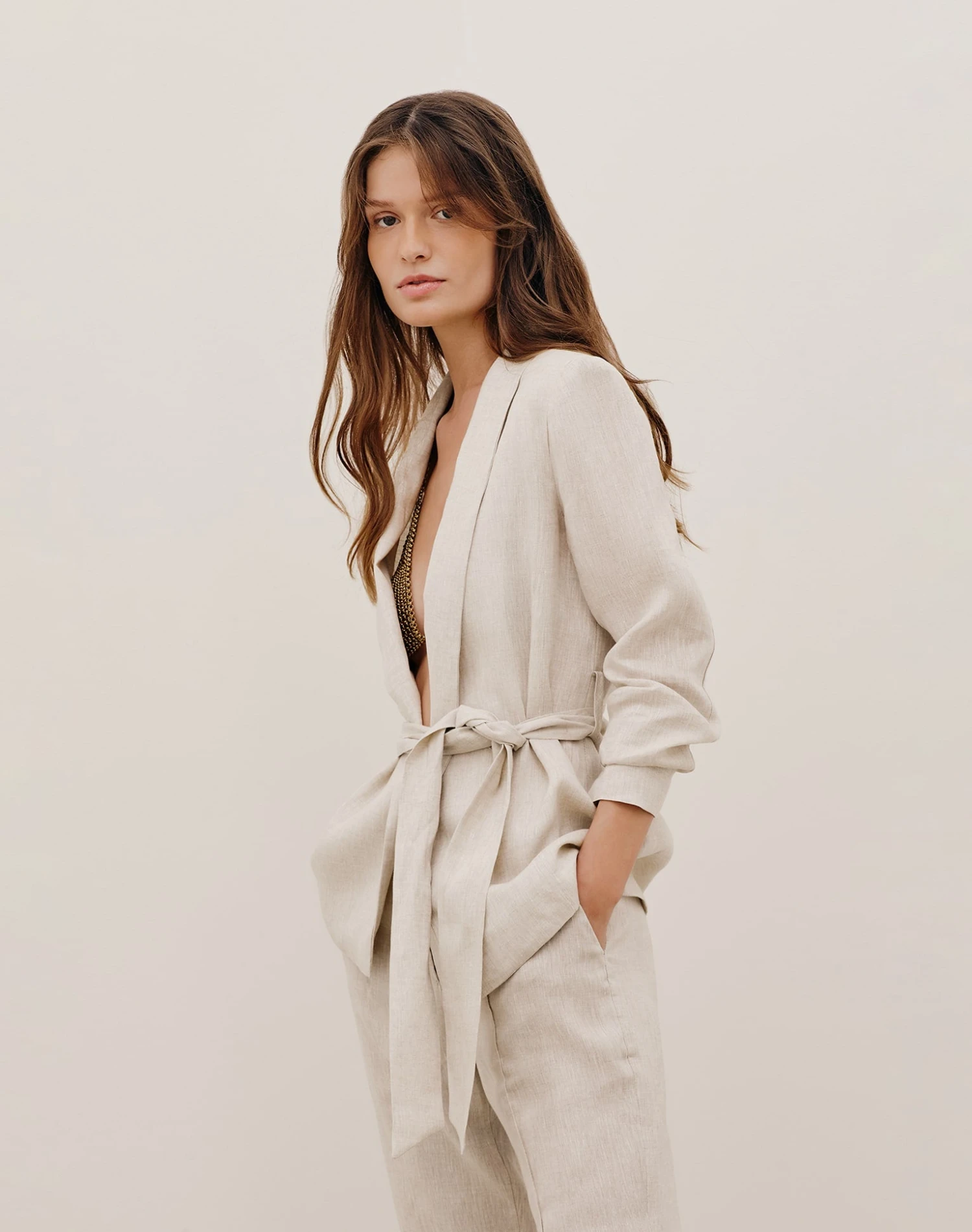 Angelica Pants - Natural 6 Angelica Pants - Natural - Image 6