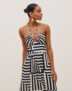Ayla Midi Dress - Geo -Women Clothing Sales AYLAMIDIDRESS DETAIL