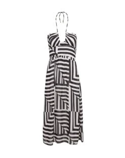 Ayla Midi Dress - Geo -Women Clothing Sales AYLAMIDIDRESS FLAT