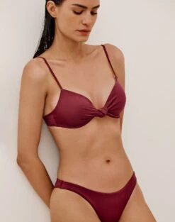 Basic Bottom - Cranberry -Women Clothing Sales BASICBOTTOM DETAIL 1