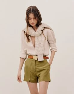 Bela Short - Avocado -Women Clothing Sales BELA SHORT DETAIL 2f7bdb35 71dd 4e12 aa2e 65076e254adc