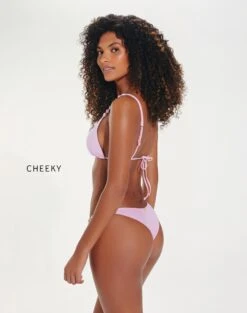 Beads Tri Parallel Top - Grenadine -Women Clothing Sales Beads Parallel Tri Top cheeky back