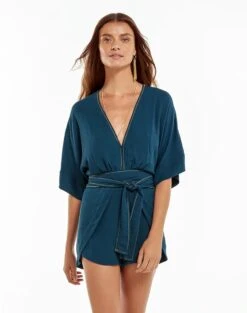 Liz Mini Jumper - Blue Grey