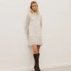 Connie Short Dress - Off White