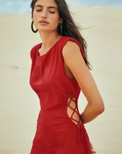 Carina Detail Jumpsuit - Red Pepper -Women Clothing Sales CarinaDetailJumpsuit life 1