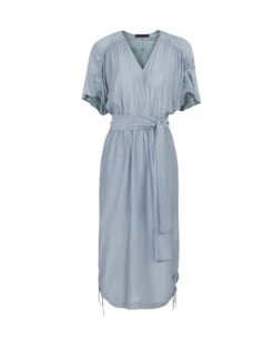 Ciara Detail Midi Dress - Blue Jeans -Women Clothing Sales CiaraDetailMidiDress flat