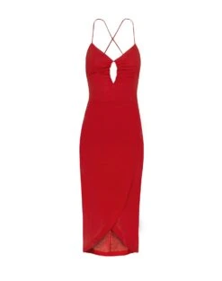 Cintia Midi Dress - Red Pepper -Women Clothing Sales CintiaMidiDress flat
