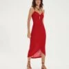 Cintia Midi Dress - Red Pepper