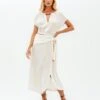 Claire Midi Dress - Off White