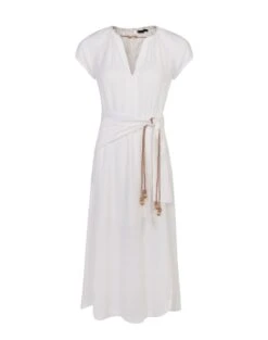 Claire Midi Dress - Off White -Women Clothing Sales Claire Detail Midi Dress1