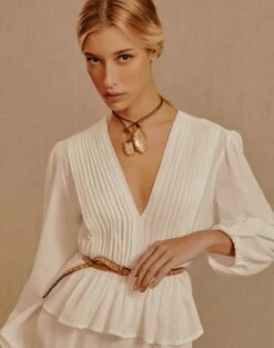 Clarice Blouse - White -Women Clothing Sales Clarice Blouse 1