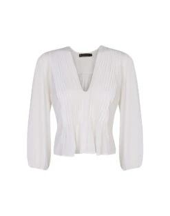 Clarice Blouse - White -Women Clothing Sales Clarice Blouse1 a0340db3 f54a 41a1 91f5 7cf0c462eab4