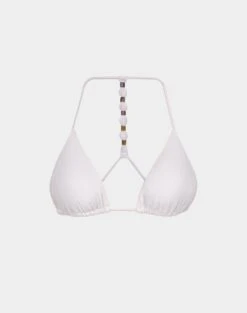 Dora Tri T Back Top - White