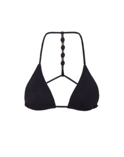 Dora Tri T Back Top - Black