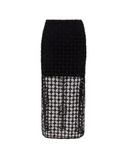 Emny Long Skirt - Black -Women Clothing Sales EMNY LONG SKIRT flat