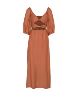Eleanor Detail Long Dress - Rust -Women Clothing Sales EleanorDetailLongDress flat ff01f340 2520 4c13 be89 5bc78c91f473