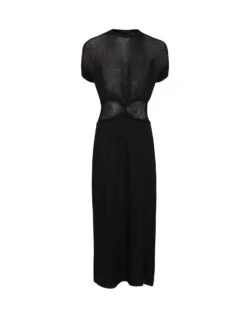 Eliane Long Dress - Black -Women Clothing Sales ElianeLongDress flat