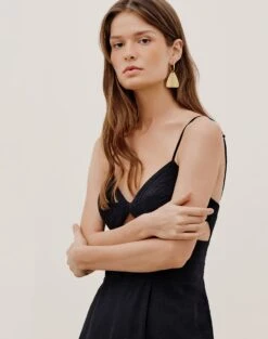 Francis Jumpsuit - Black -Women Clothing Sales FRANCISJUMPSUIT DETAIL