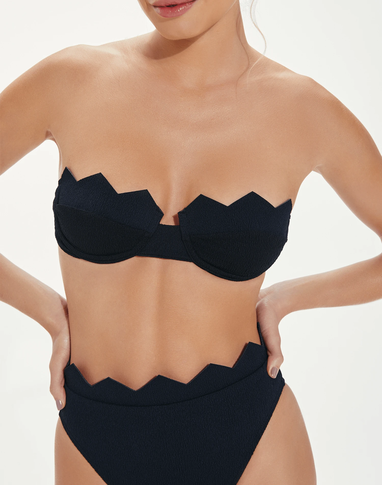 Firenze Imani Hot Pant Bottom - Black 6 Firenze Imani Hot Pant Bottom - Black - Image 6