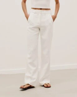Giulia Pants - Off White -Women Clothing Sales GIULIAPANTS DETAIL 2