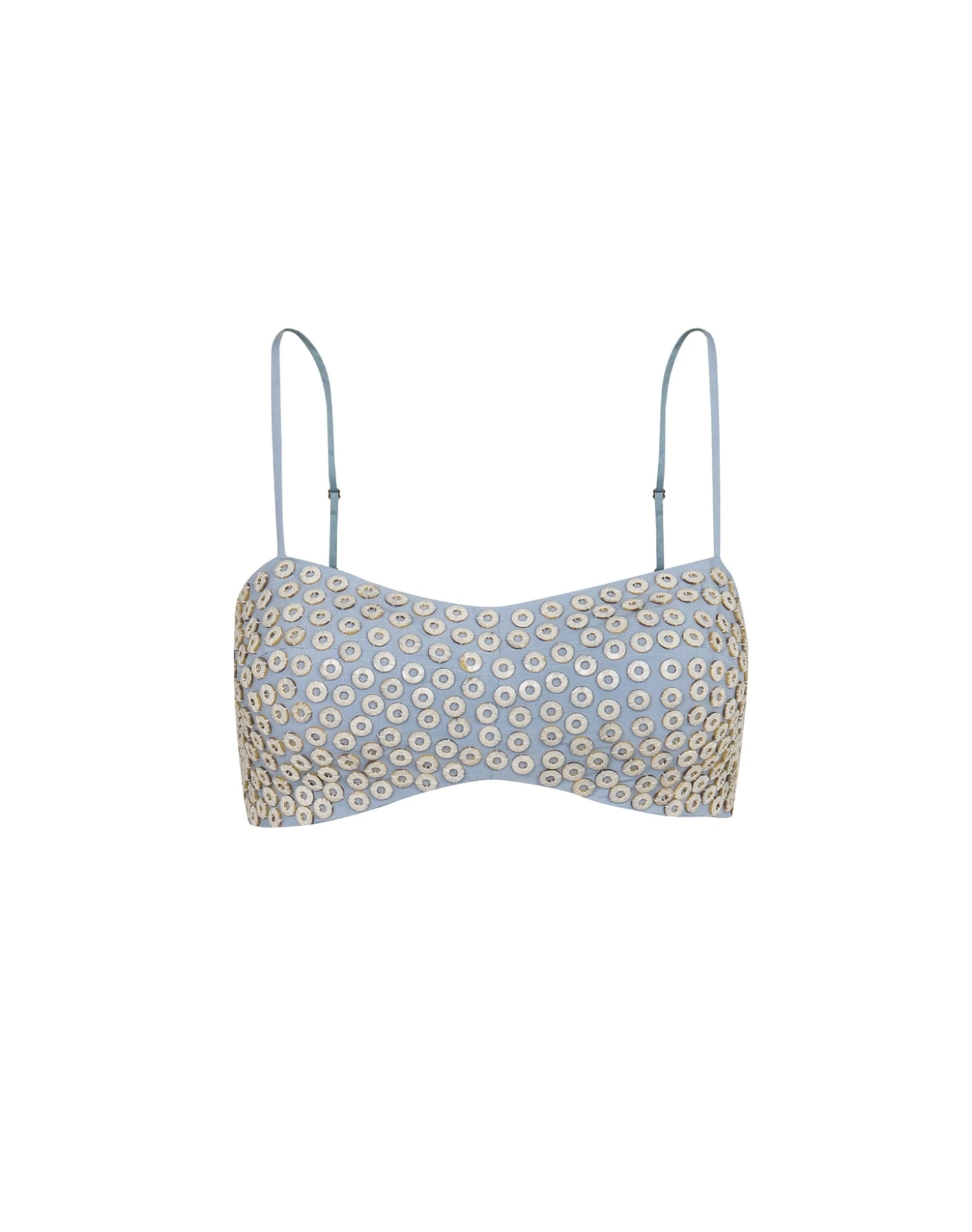 Gwen Detail Short Top - Blue Jeans 7 Gwen Detail Short Top - Blue Jeans - Image 7