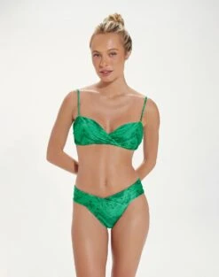Hala Bandeau Top - Tamale Cactus 11 Hala Bandeau Top - Tamale Cactus -Women Clothing Sales HalaBandeauTop front 1
