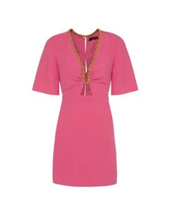 Iara Detail Short Dress - Ballet -Women Clothing Sales IaraDetailShortDress flat