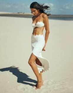 Firenze Imani Midi Skirt - White -Women Clothing Sales ImaniMidiSkirt Life