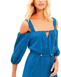 Jade Detail Midi Dress - Pacific -Women Clothing Sales Jade Detail Midi Dress 3