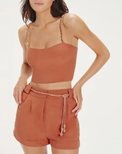 Jaime Detail Top - Rust -Women Clothing Sales JaimeDetailTop detail 1 1