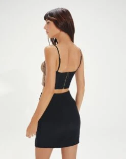 Jaime Detail Top - Black -Women Clothing Sales JaimeEmbroideredTop back