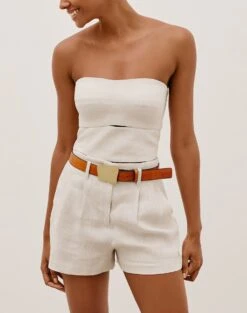 Karen Top - Natural -Women Clothing Sales KARENTOP DETAIL 1