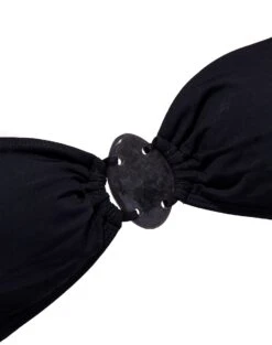 Kim Bandeau Top - Black -Women Clothing Sales KIMBANDEAUTOP FLAT 2