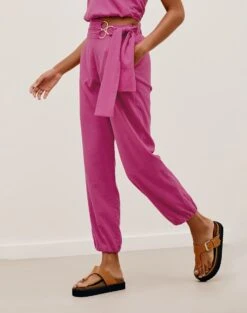 Kira Pants - Bubblegum -Women Clothing Sales KIRADETAILPANTS DETAIL 2