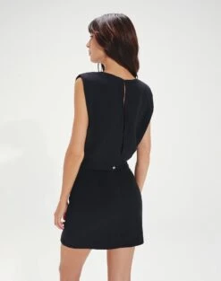 Lana Detail Mini Skirt - Black -Women Clothing Sales LanaMiniSkirt black