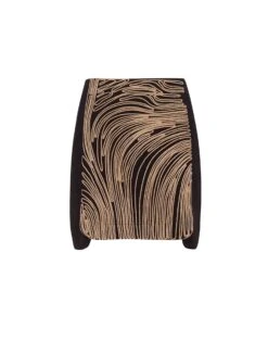 Lana Detail Mini Skirt - Black