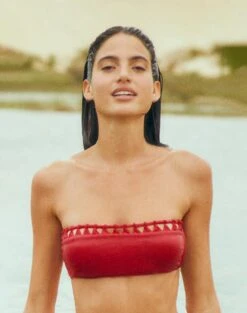 Leeza Bandeau Top - Red Pepper -Women Clothing Sales LeezaBandeauTop life