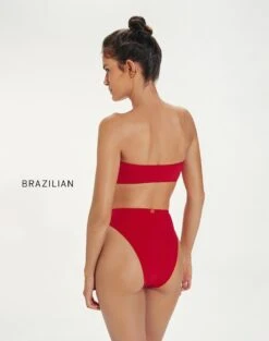 Leeza Hot Pant Bottom - Red Pepper -Women Clothing Sales LeezaHotPants brasil back