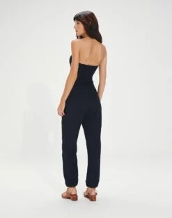 Lizzy Detail Jumpsuit - Black -Women Clothing Sales LizzyDetailJumpsuit back