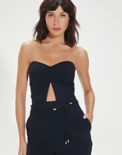 Lizzy Detail Jumpsuit - Black -Women Clothing Sales LizzyDetailJumpsuit detail