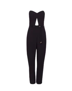 Lizzy Detail Jumpsuit - Black -Women Clothing Sales LizzyDetailJumpsuit flat