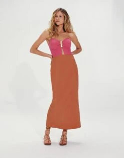 Lizzy Detail Long Dress - Ballet -Women Clothing Sales LizzyDetailLongDress front 8f0afe60 5eba 4aea 85f3 8dc70b767a1d