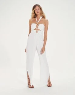 Luana Detail Jumpsuit - Off White