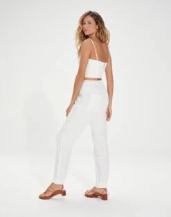 Lucca Detail Pants - Off White -Women Clothing Sales LuccaDetailPants back 1